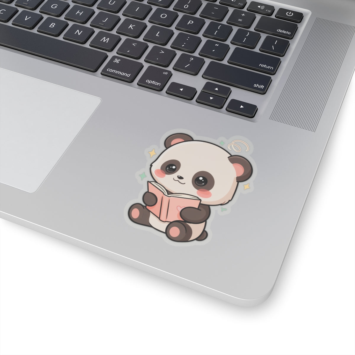 Reading Panda Sticker – Cute Kawaii Book Lover Decal