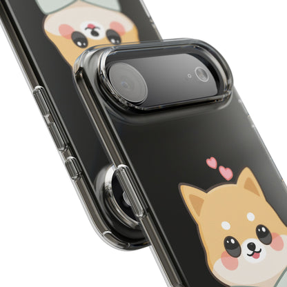 Kawaii Shiba Inu Phone Case, Cozy Valentine Gift