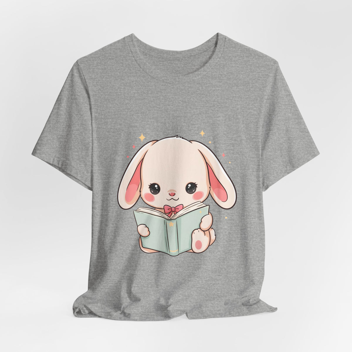 Book Lover Bunny T-Shirt – Cute Kawaii Reader Tee
