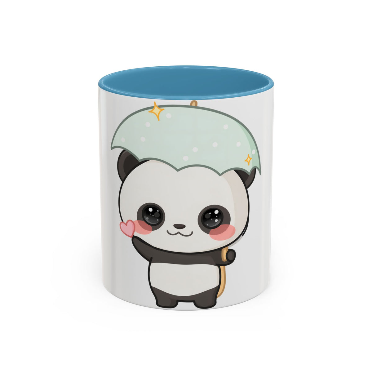 Cute Panda Accent Coffee Mug for Rainy Day Sips