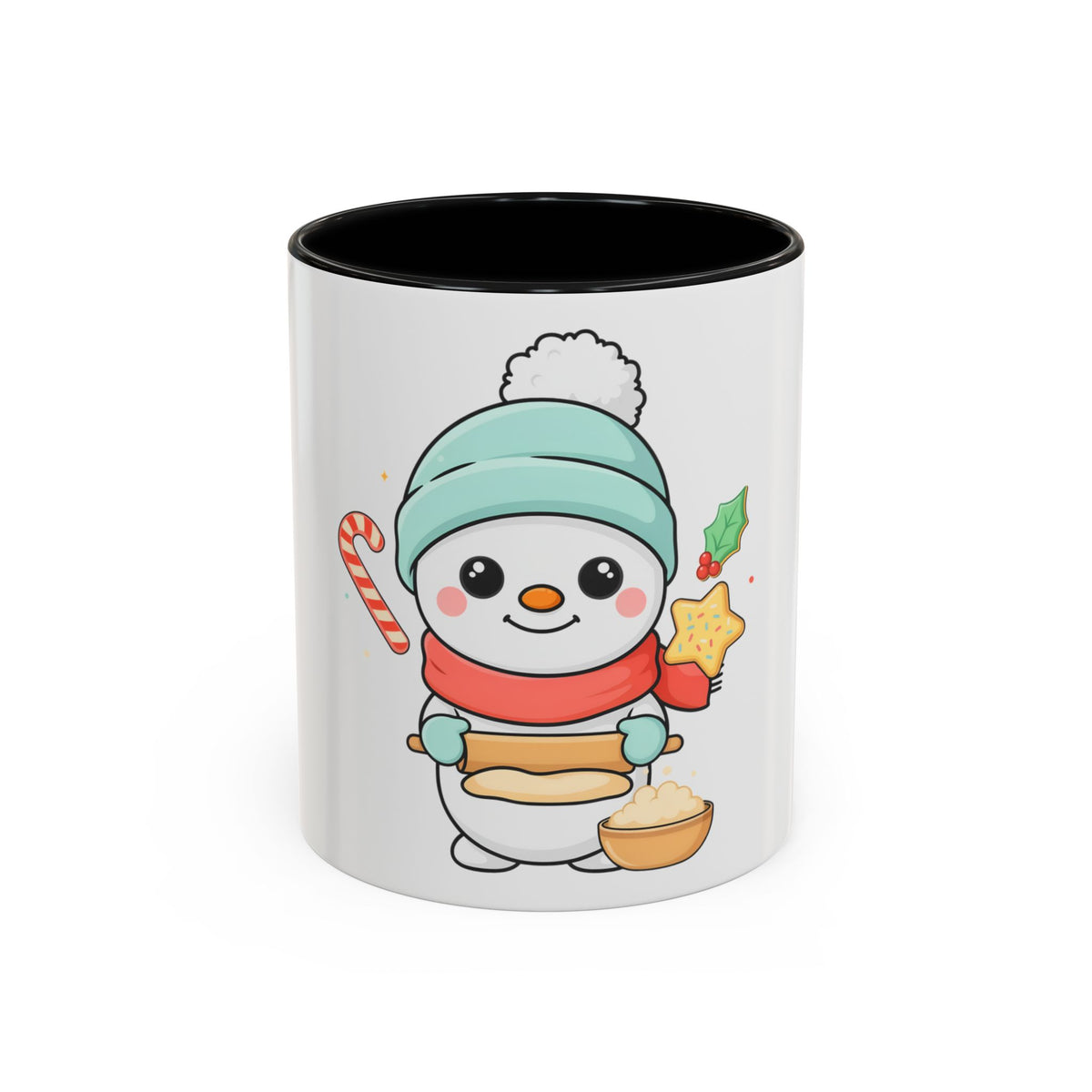 Christmas Snowman Baking Accent Coffee Mug