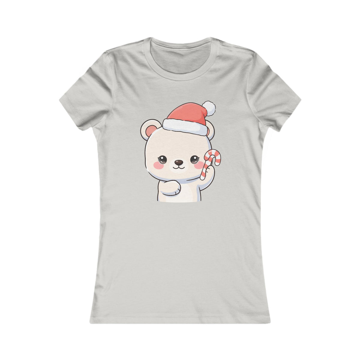 Kawaii Christmas Polar Bear Women's Tee
