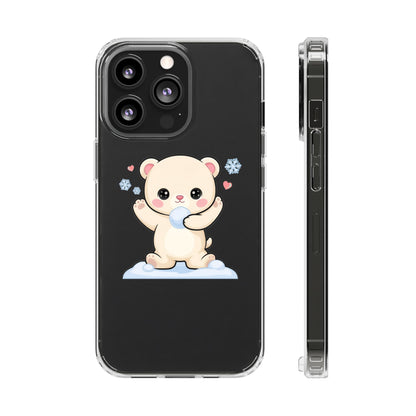 Kawaii Polar Bear Phone Case for Cute Animal Fans