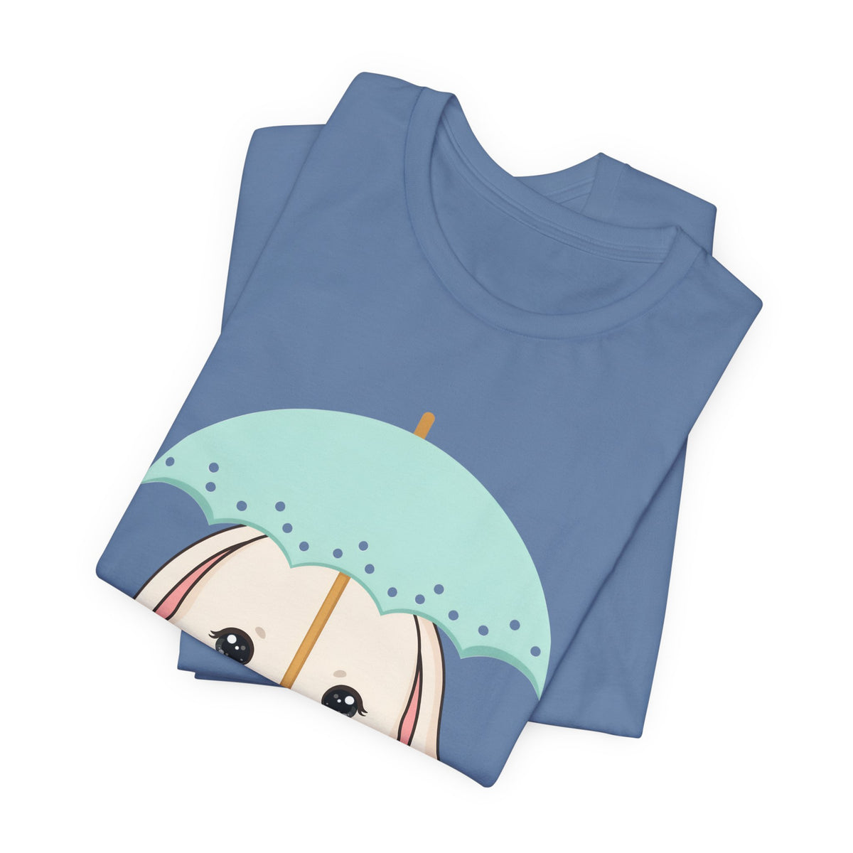 Kawaii Bunny T-Shirt, Cute Umbrella Rabbit Tee