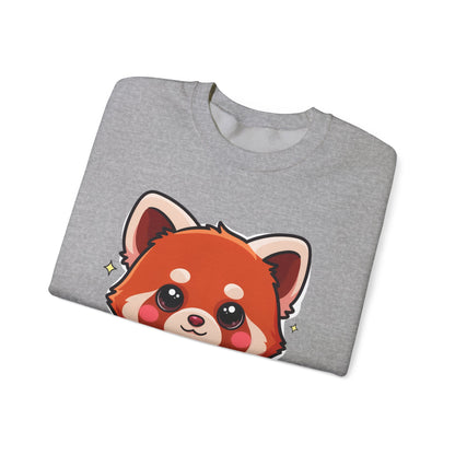 Kawaii Red Panda Sweatshirt for Creative Animal Lovers