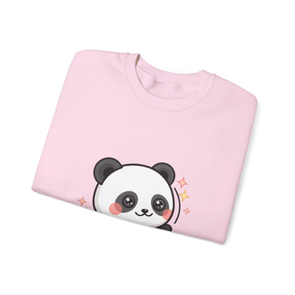 Kawaii Panda Skateboard Sweatshirt, Cute Chibi Panda