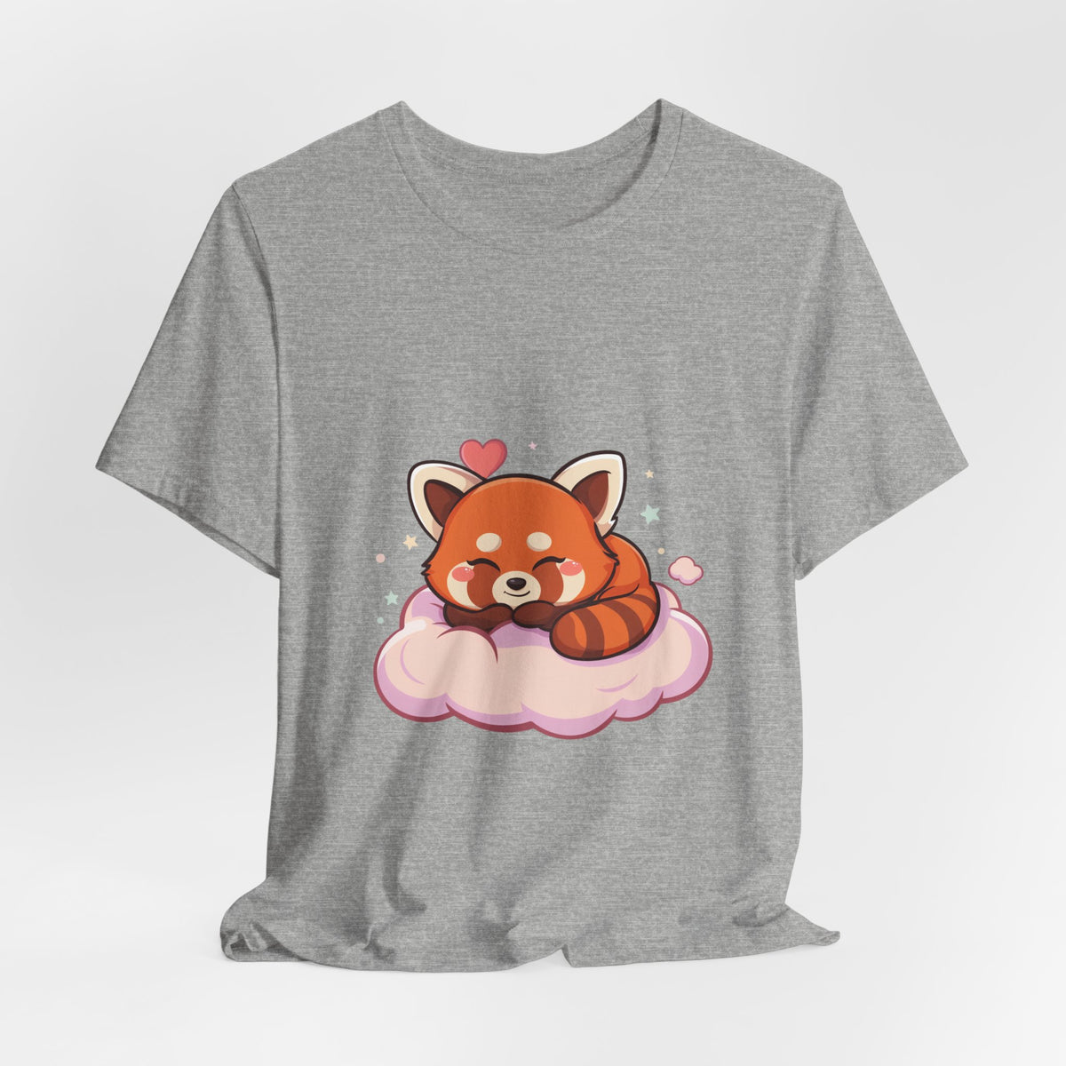 Kawaii Red Panda T-Shirt, Cute Sleeping Animal Tee