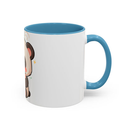 Kawaii Panda Reading Mug, Cute Book Lover Coffee Cup
