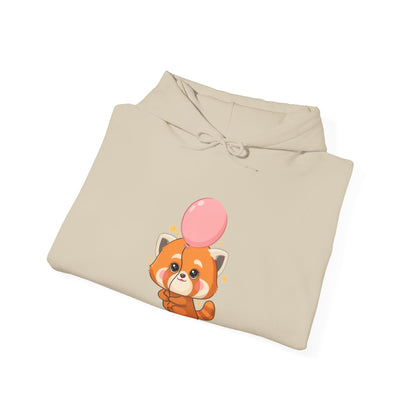 Kawaii Red Panda Hoodie, Cute Balloon Animal Sweatshirt