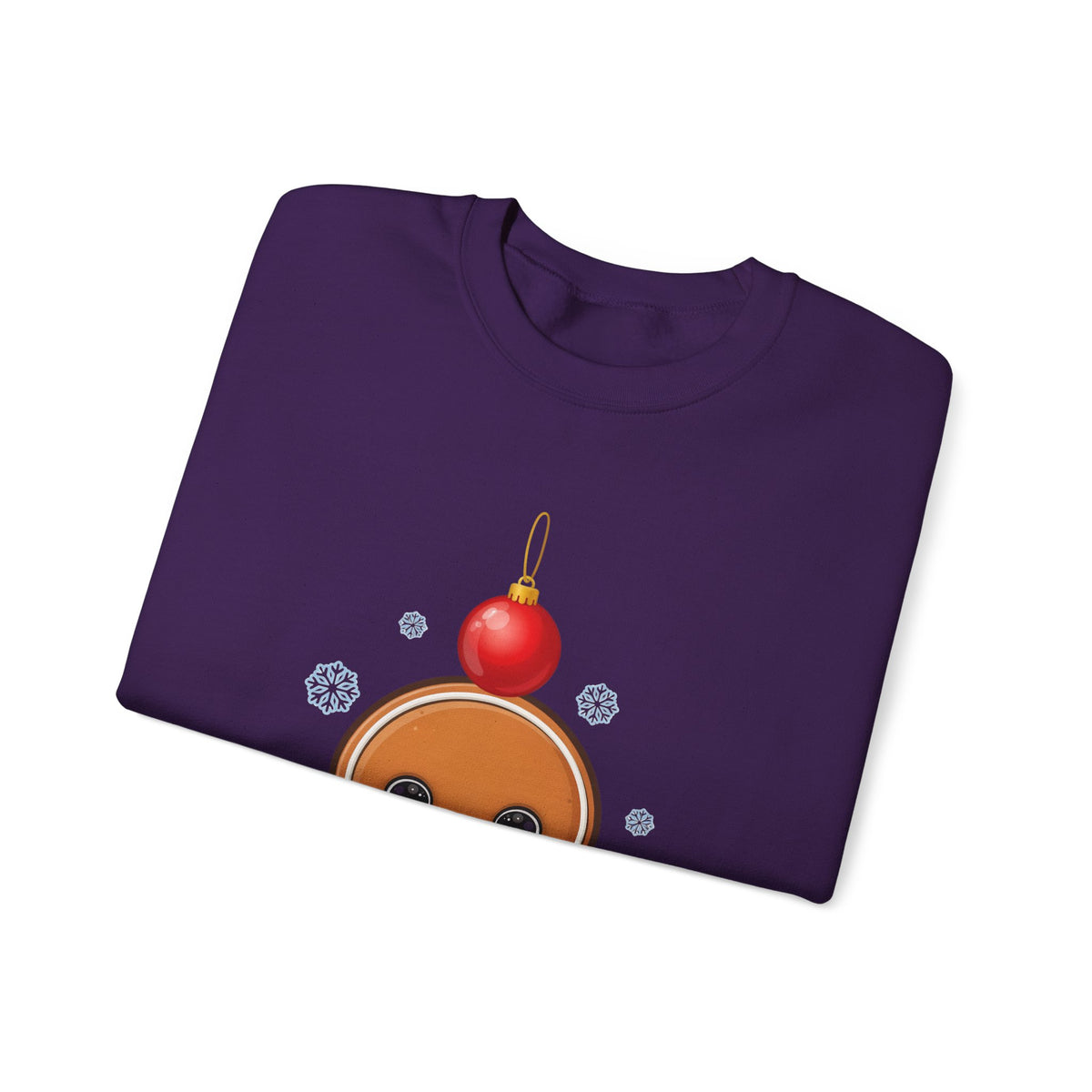 Gingerbread Christmas Sweatshirt, Cute Holiday Crewneck
