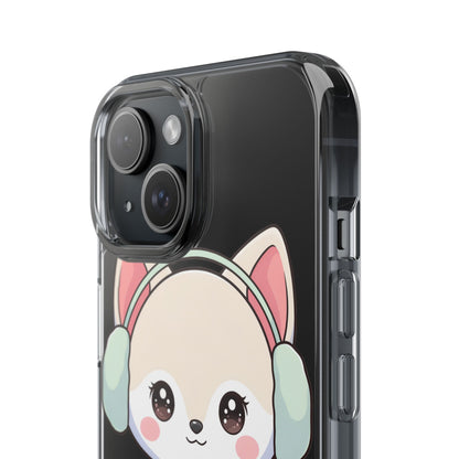 Kawaii Arctic Fox Phone Case – Cozy Winter Cutie