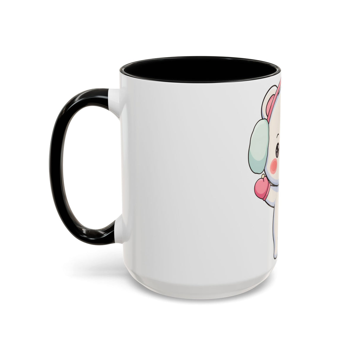 Kawaii Polar Bear Mug, Cute Winter Accent Coffee Mug