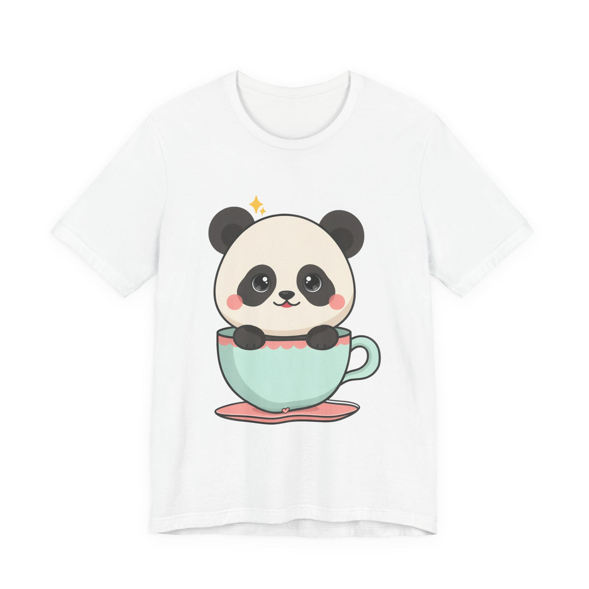Kawaii Panda T-Shirt, Cute Teacup Panda Tee