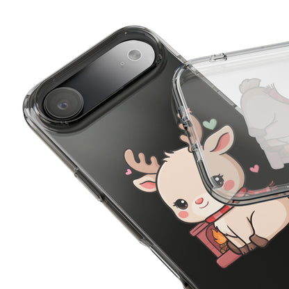 Kawaii Reindeer Phone Case for Cozy Holiday Cheer