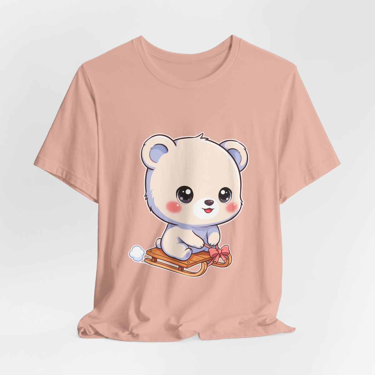 Kawaii Polar Bear T-Shirt for Cozy Winter Days