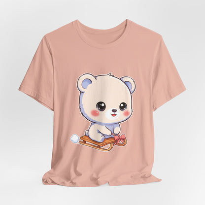 Kawaii Polar Bear T-Shirt for Cozy Winter Days