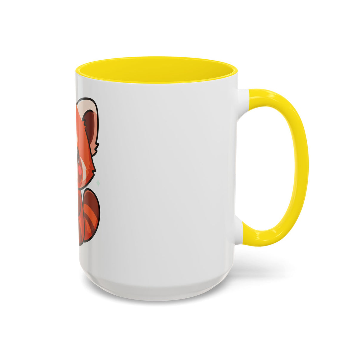 Red Panda Coffee Mug, Cute Latte Lover Accent Mug