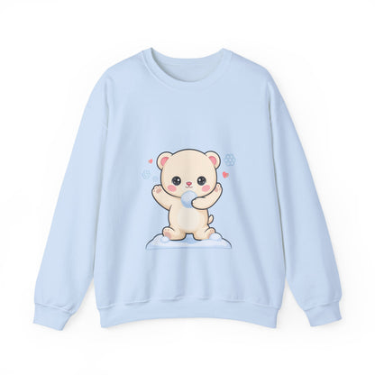 Kawaii Polar Bear Sweatshirt for Cozy Winter Days