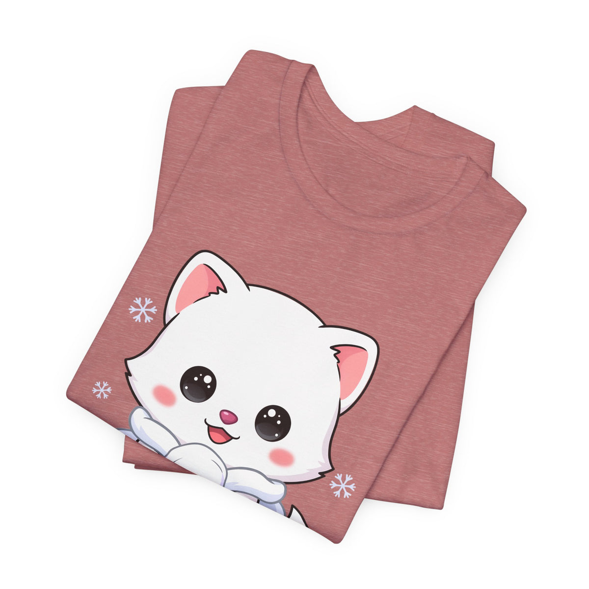 Kawaii Arctic Fox T-Shirt for Cute Winter Style