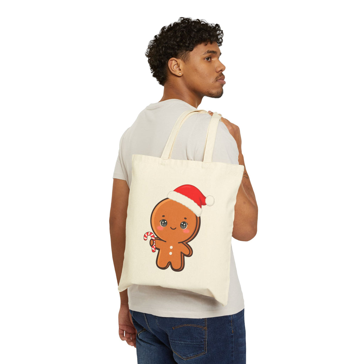Christmas Gingerbread Tote Bag for Kawaii Holiday Cheer