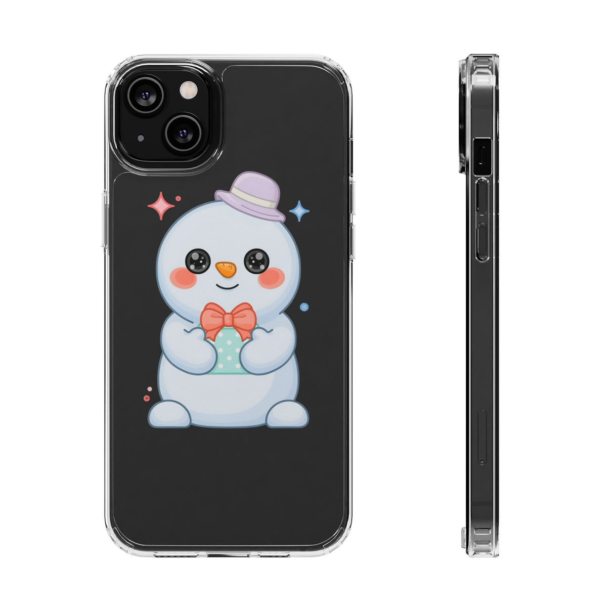 Kawaii Snowman Phone Case for Cheerful Winter Days