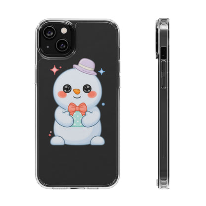 Kawaii Snowman Phone Case for Cheerful Winter Days