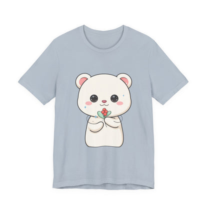 Kawaii Polar Bear Christmas T-Shirt for Cute Holiday Fans