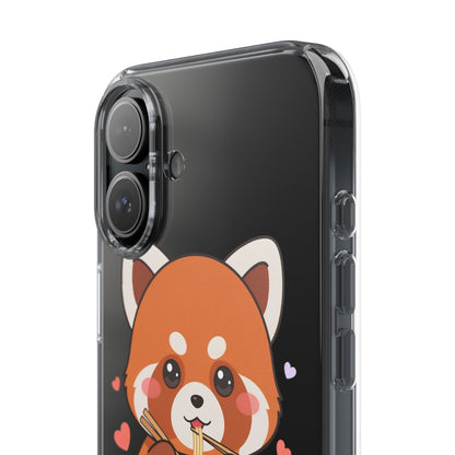 Red Panda Ramen Phone Case – Kawaii Food Lover Gift