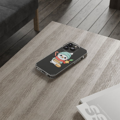 Christmas Snowman Phone Case, Cute Cookie Baker