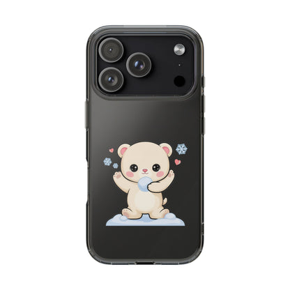 Kawaii Polar Bear Phone Case for Cute Animal Fans