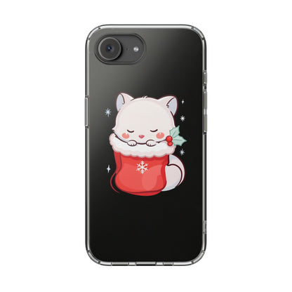 Christmas Fox Phone Case, Cute Holiday Stocking Gift