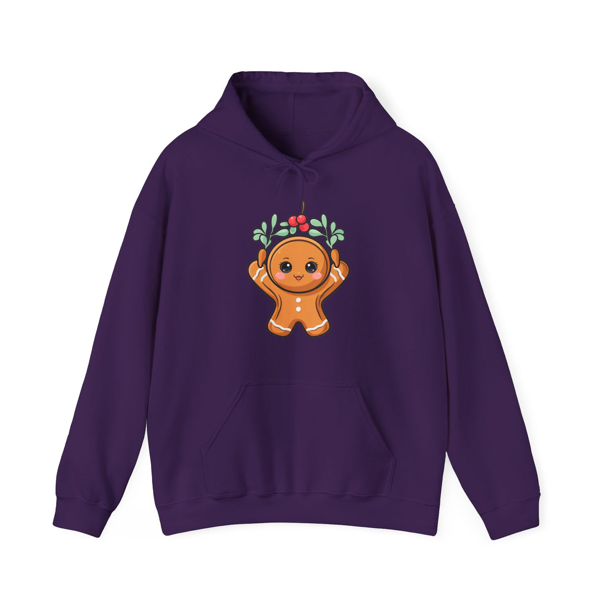 Kawaii Gingerbread Hoodie for Cute Holiday Cheer