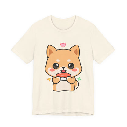 Kawaii Shiba Inu Sushi T-Shirt for Cute Food Lovers