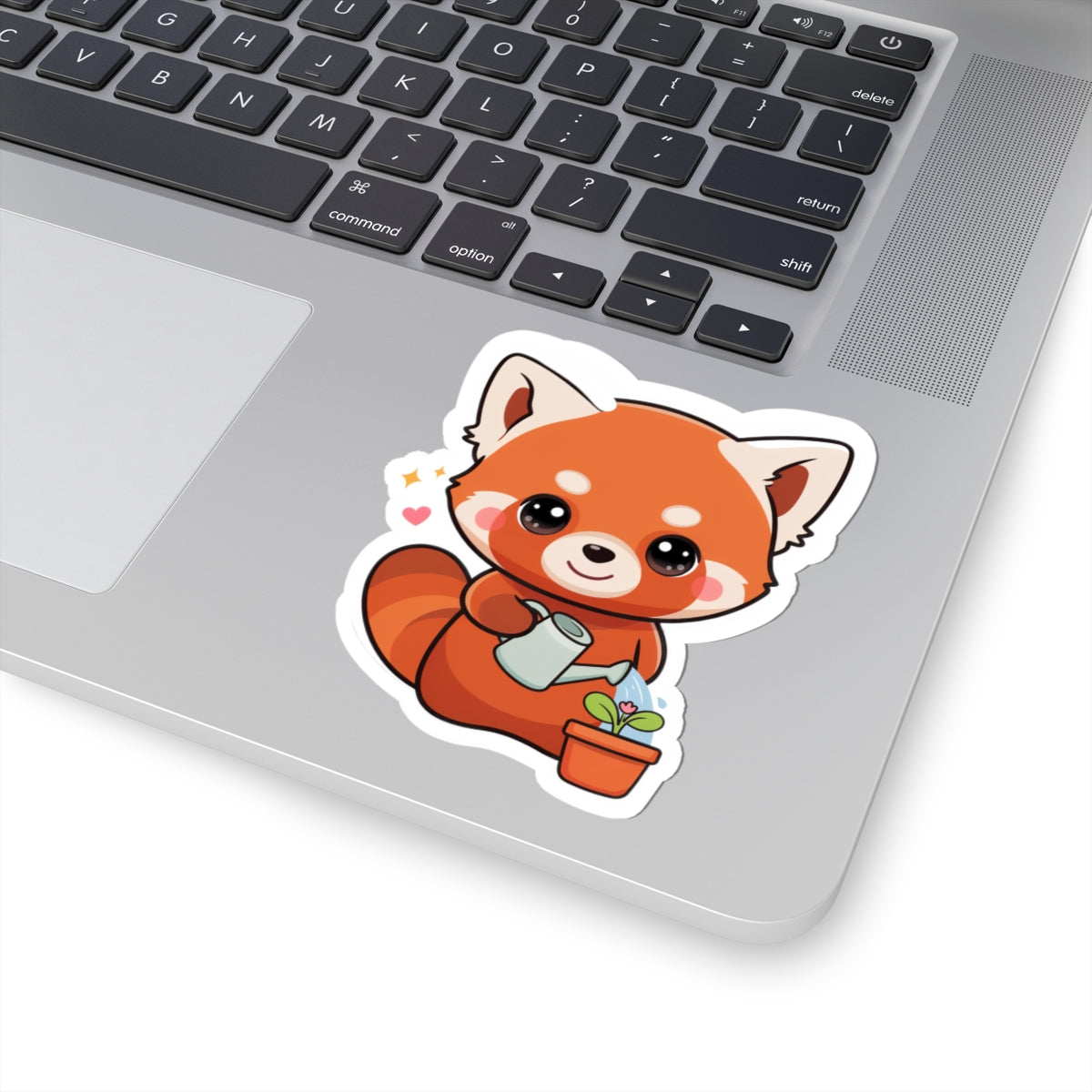 Red Panda Plant Lover Sticker for Gardening Gifts