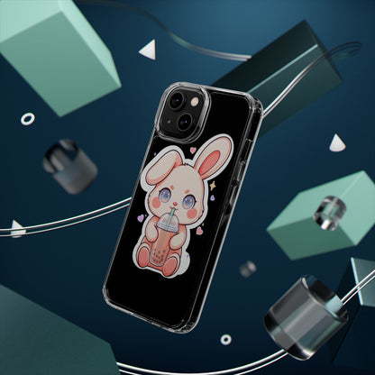 Kawaii Bunny Bubble Tea Phone Case for Boba Lovers