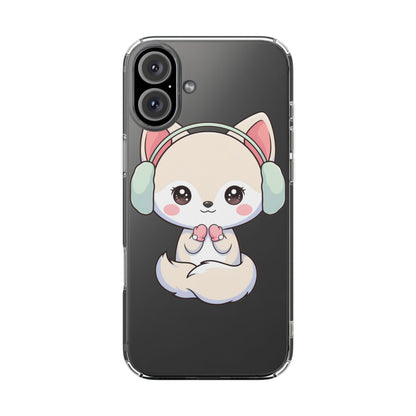 Kawaii Arctic Fox Phone Case – Cozy Winter Cutie