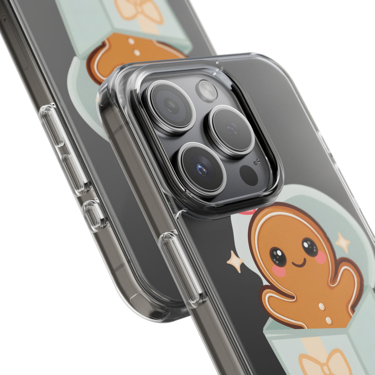 Gingerbread Man Phone Case – Kawaii Holiday Gift