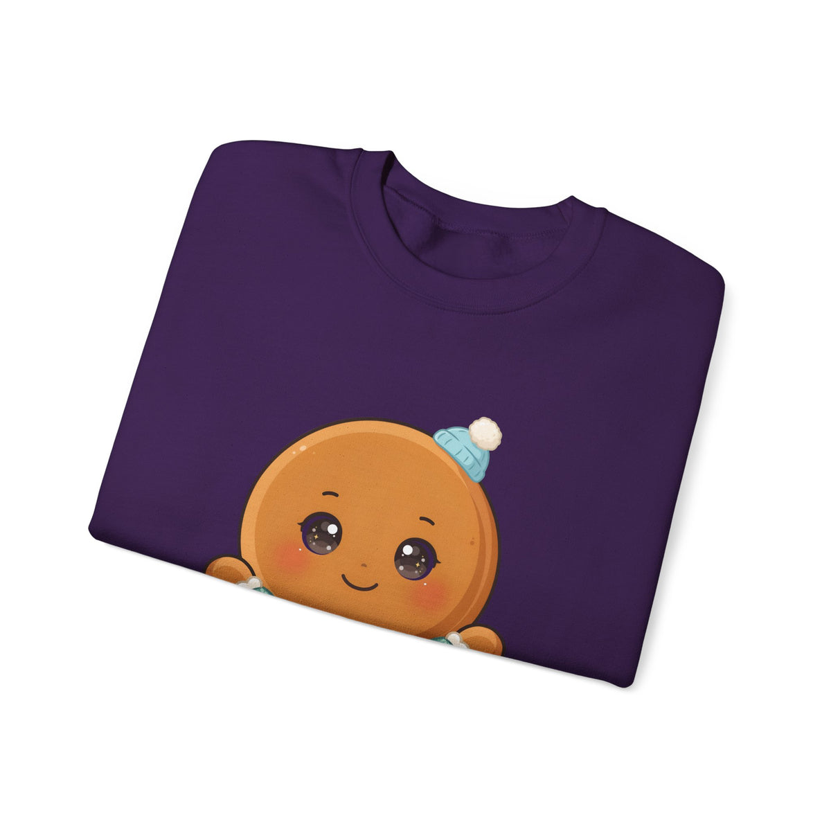 Kawaii Gingerbread Sweatshirt, Cute Christmas Crewneck