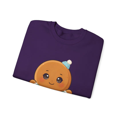 Kawaii Gingerbread Sweatshirt, Cute Christmas Crewneck