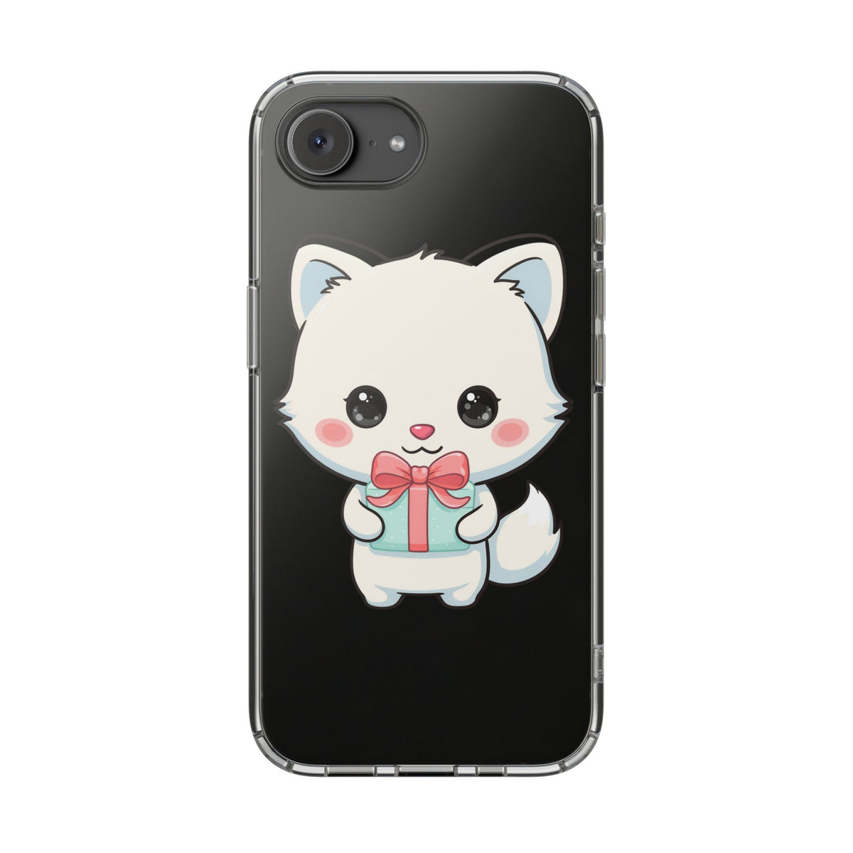 Kawaii Arctic Fox Phone Case with Gift