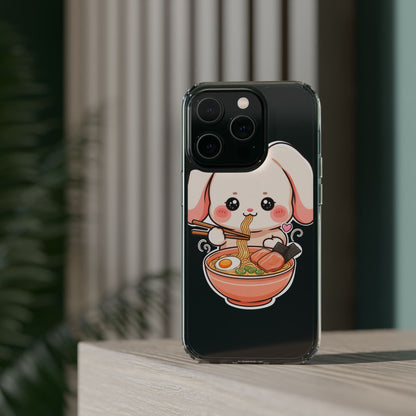 Kawaii Ramen Bunny Clear Impact-Resistant Case