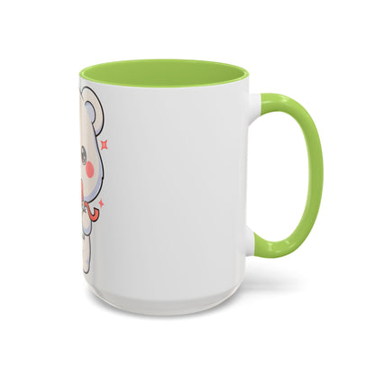 Kawaii Polar Bear Mug, Cute Gift Accent Coffee Mug