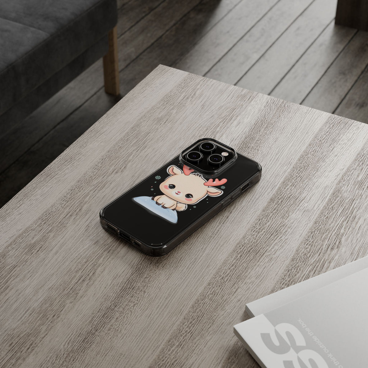Kawaii Reindeer Phone Case for a Sweet Winter Cheer