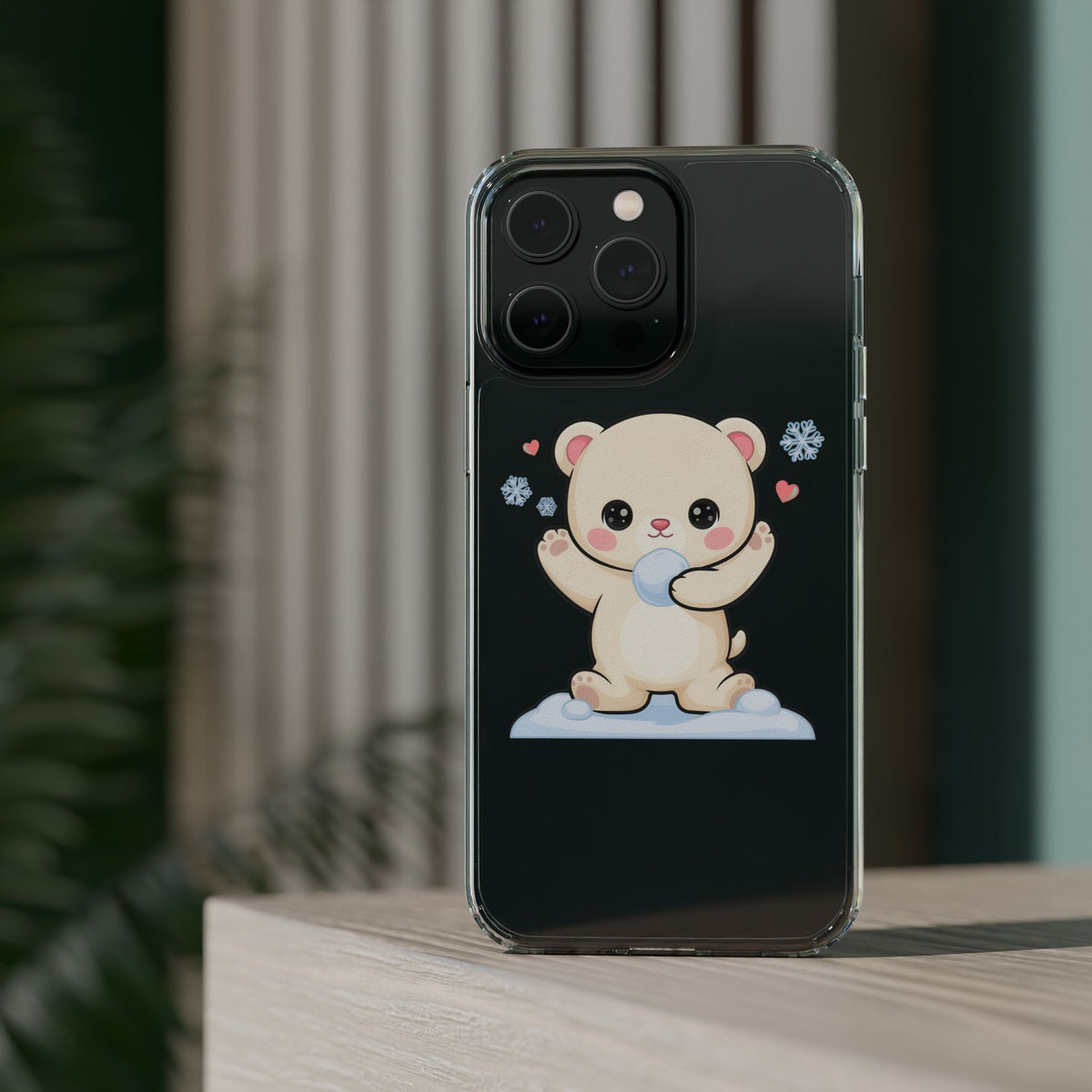 Kawaii Polar Bear Phone Case for Cute Animal Fans