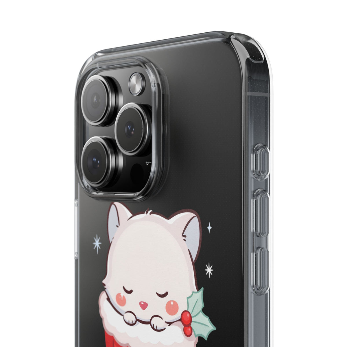 Christmas Fox Phone Case, Cute Holiday Stocking Gift
