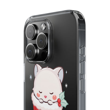 Christmas Fox Phone Case, Cute Holiday Stocking Gift