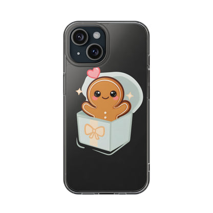 Gingerbread Man Phone Case – Kawaii Holiday Gift
