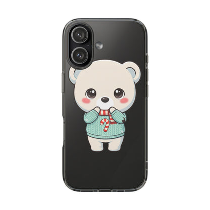 Kawaii Christmas Bear Phone Case for Holiday Season