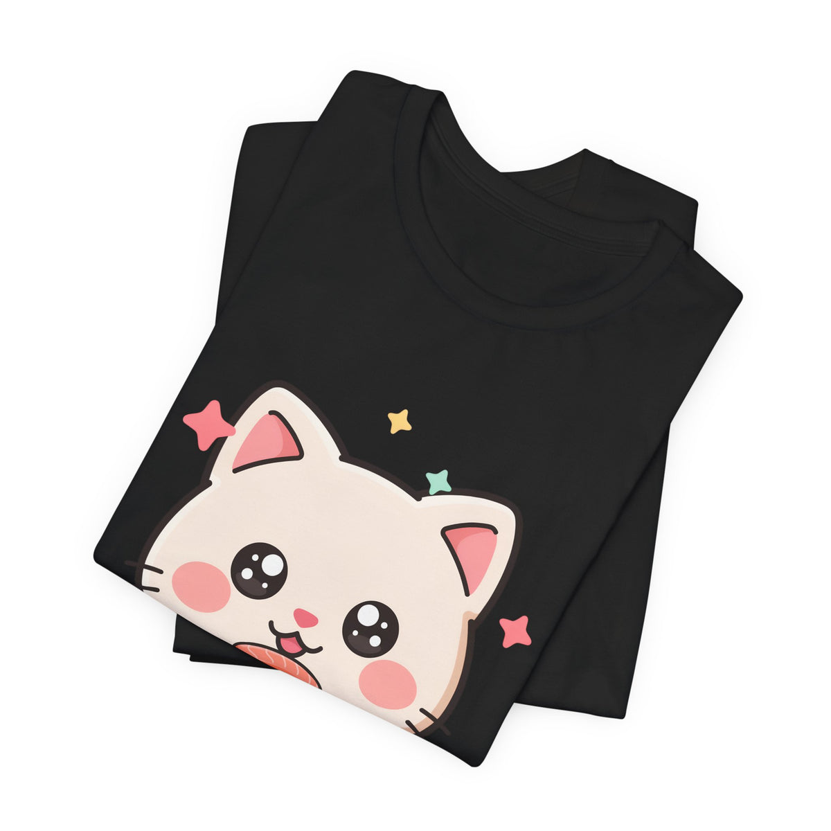 Kawaii Sushi Cat T-Shirt for Cat and Sushi Lovers