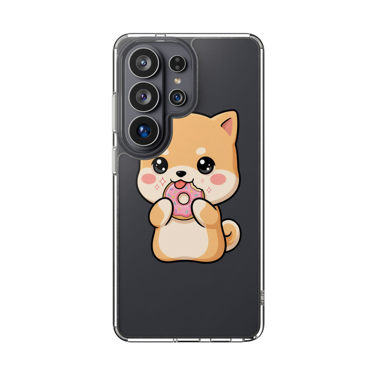 Kawaii Shiba Inu Phone Case with Donut